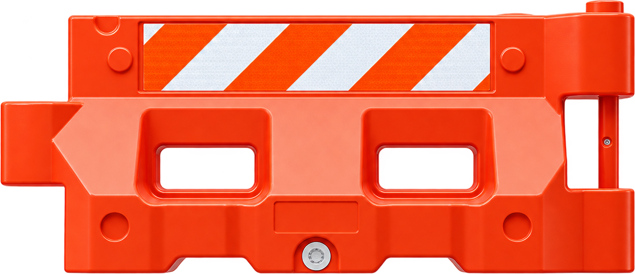 Hydrocade water-fillable barrier